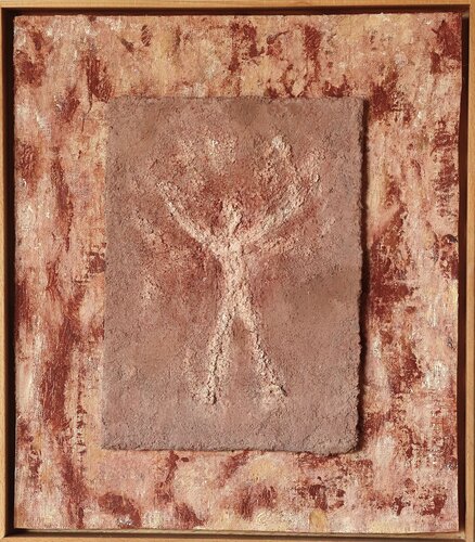 Figure primitive II -  Carapace 10 by Nicole Bovard, Painting for Sale on Select