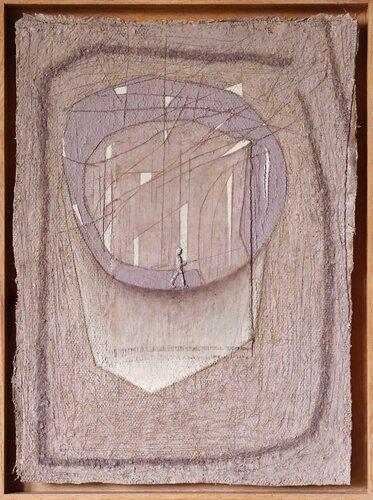 Petit marcheur 5 by Nicole Bovard, Painting for Sale on Select