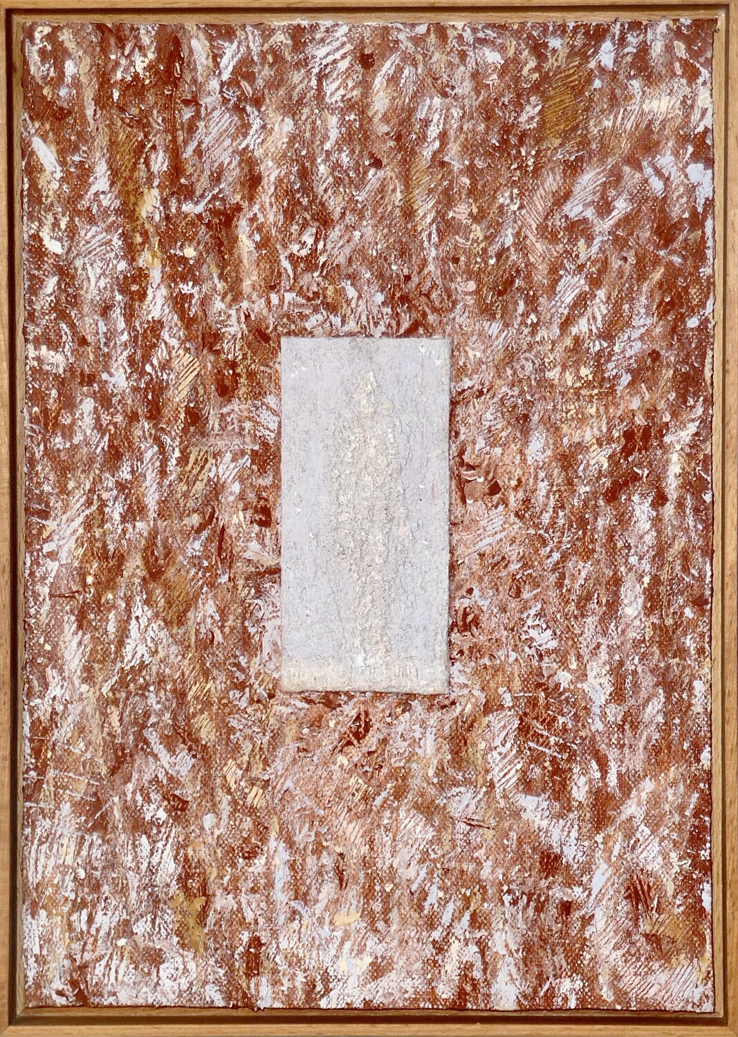 Figure grise - Carapace 9 Nicole Bovard Original painting for sale