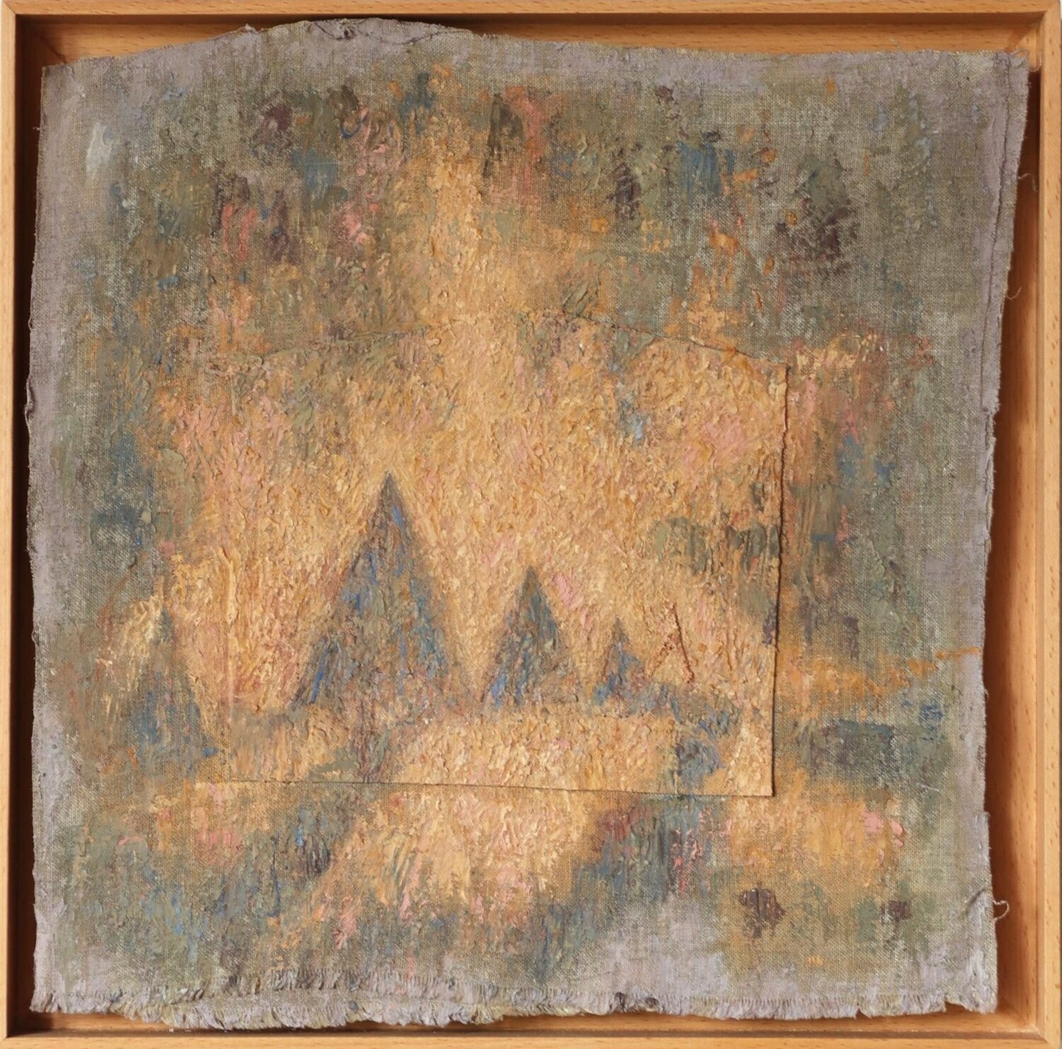 Paysage imaginaire Nicole Bovard Original painting for sale