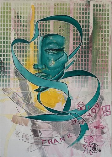 Thank you by Yasmin Ada-Tarsousi, Painting for Sale on Select