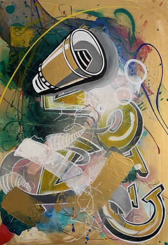 Love V 22 by Yasmin Ada-Tarsousi, Painting for Sale on Select