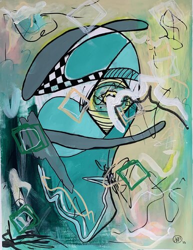 Improvisation 2 by Yasmin Ada-Tarsousi, Painting for Sale on Select