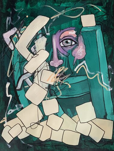 Improvisation 8 by Yasmin Ada-Tarsousi, Painting for Sale on Select