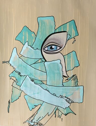 Improvisation 21 by Yasmin Ada-Tarsousi, Painting for Sale on Select