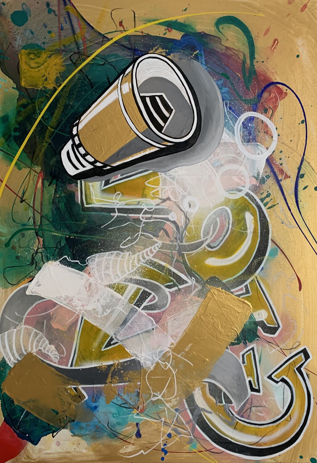 Love V 22 Yasmin Ada-Tarsousi Original painting for sale