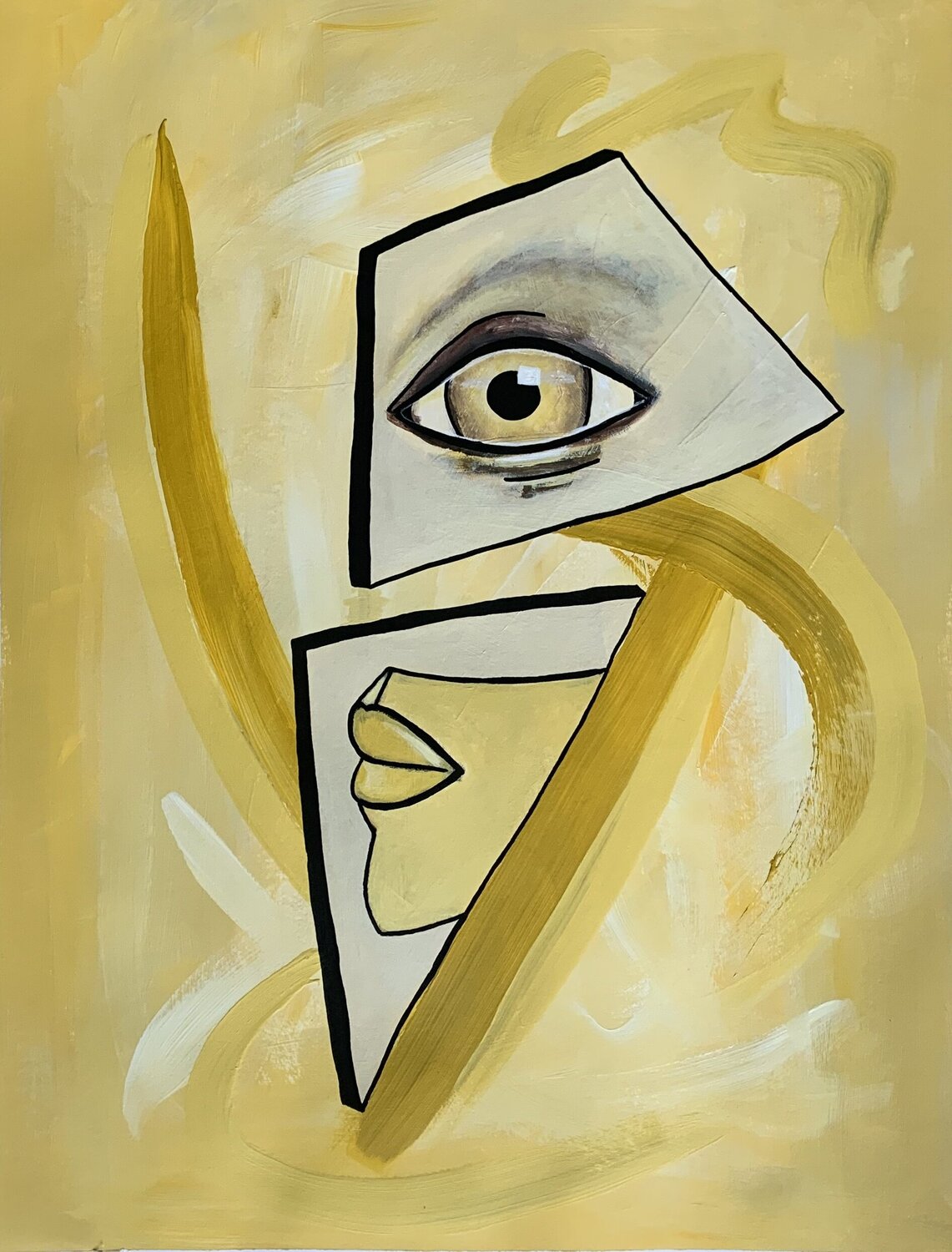 Improvisation 10 Yasmin Ada-Tarsousi Original painting for sale