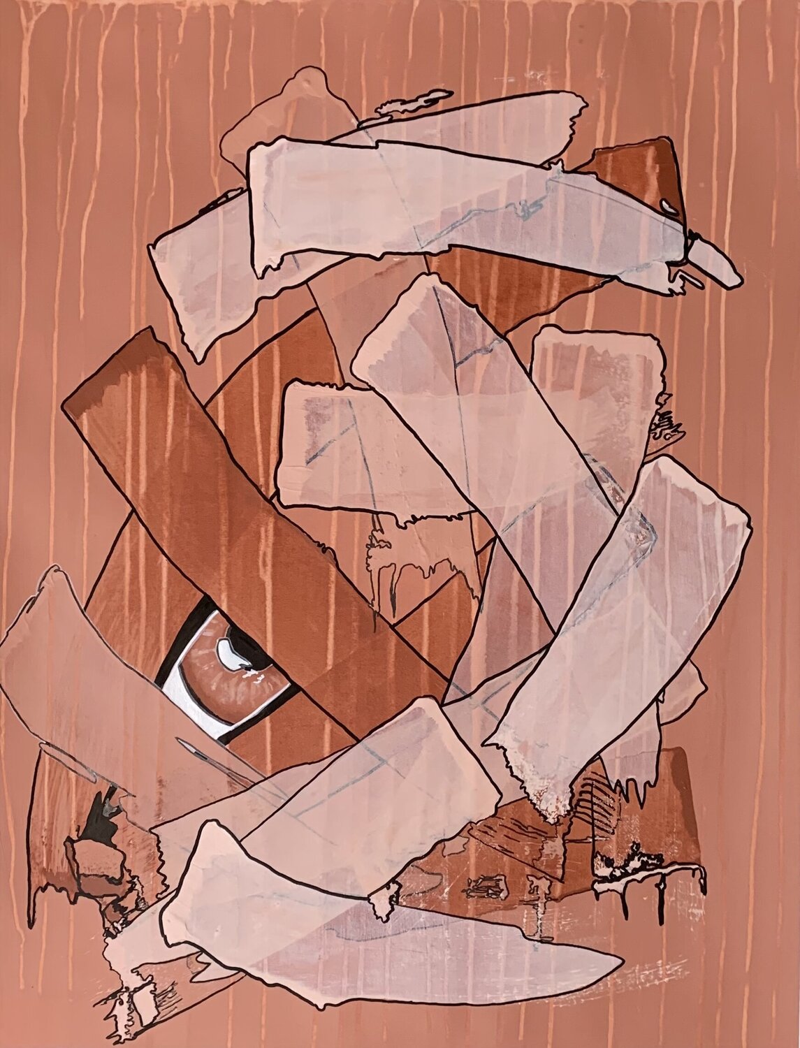 Improvisation 24 Yasmin Ada-Tarsousi Original painting for sale