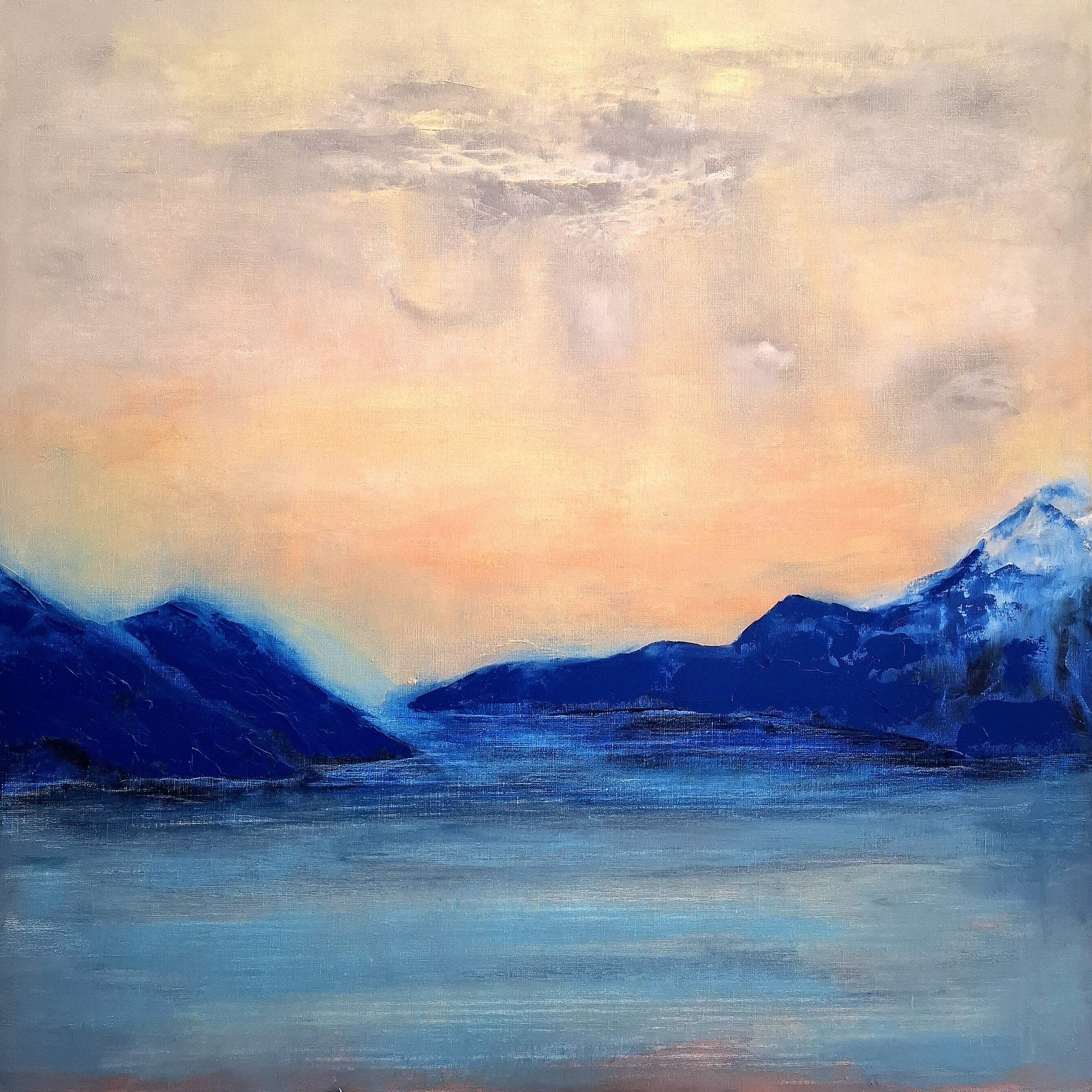 Lago Maggiore - Tribute to Ferdinand Hodler (1853-1918).