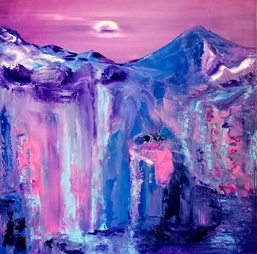 Escape from The Eclipse by Dan Zyzniewski, Painting for Sale on Select