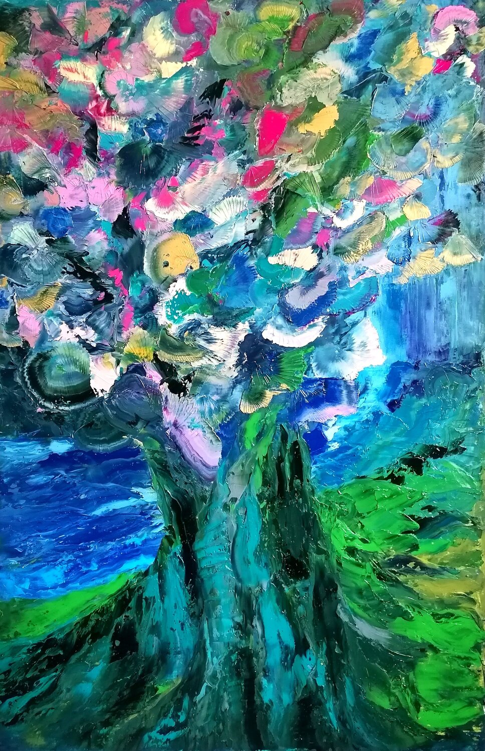 Tree of Life Dan Zyzniewski Original painting for sale