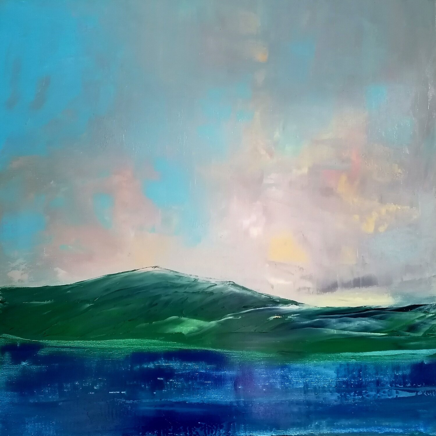 The Fiery Assuagement Dan Zyzniewski Original painting for sale