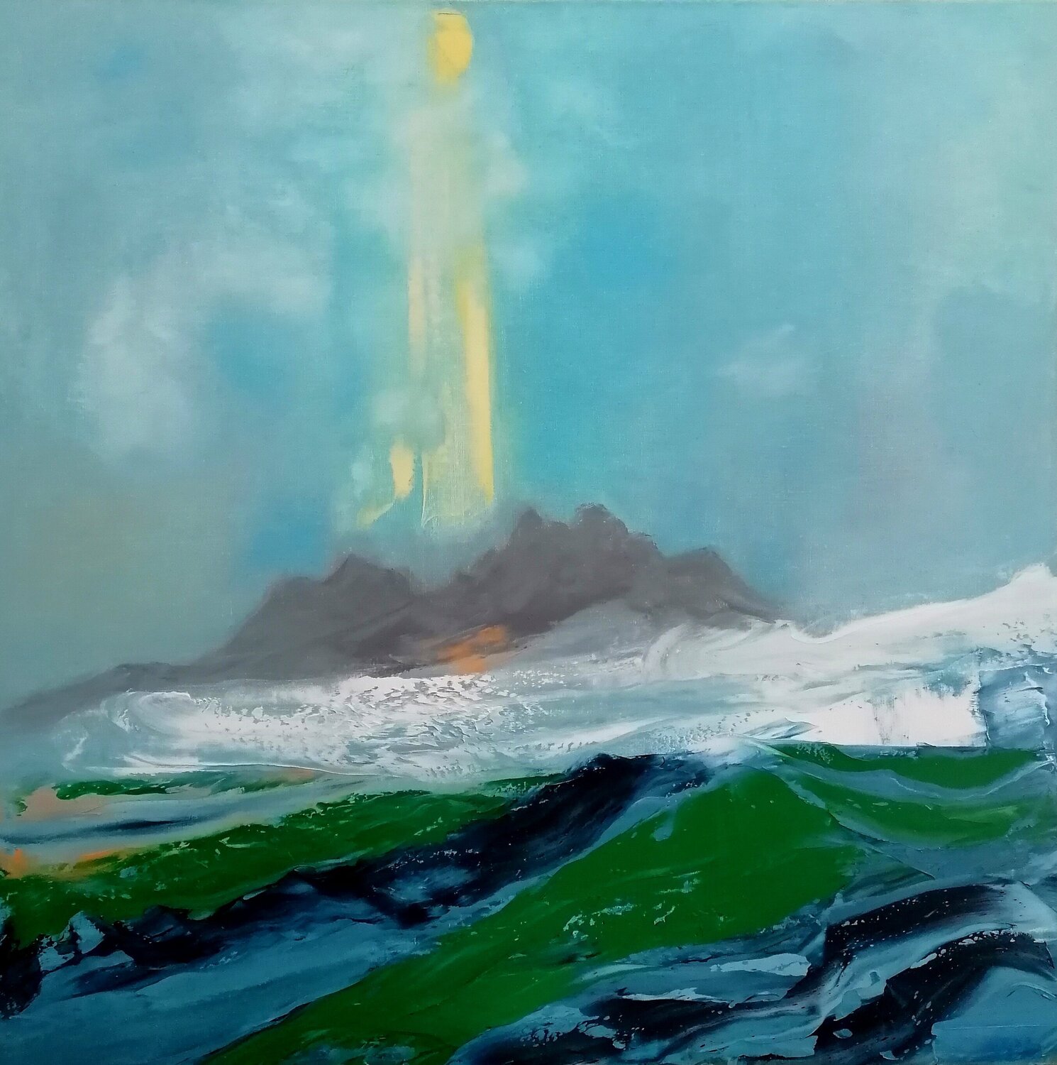 Diffused Convergence Dan Zyzniewski Original painting for sale