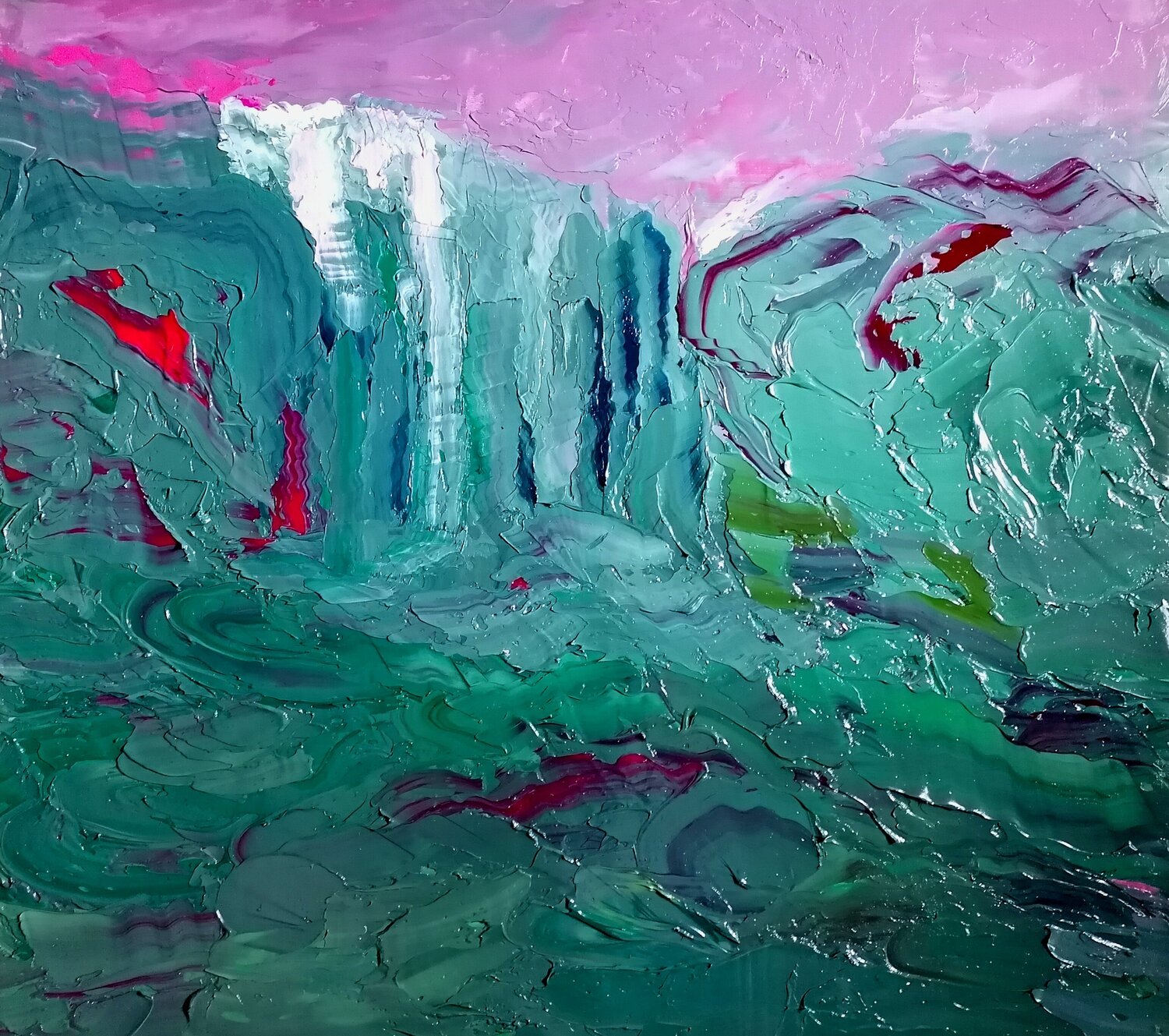 Trembling Dan Zyzniewski Original painting for sale