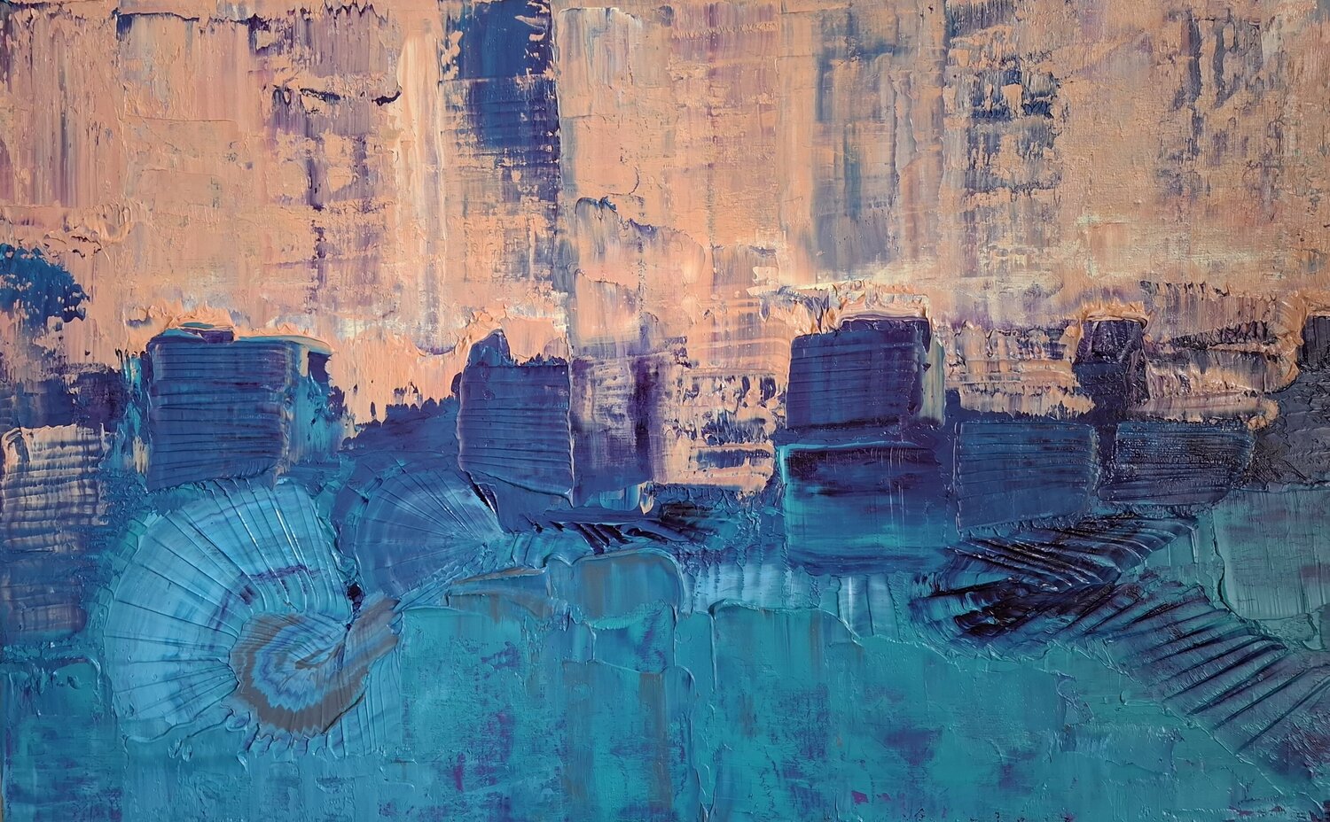 There's Always Light in The City Dan Zyzniewski Original painting for sale
