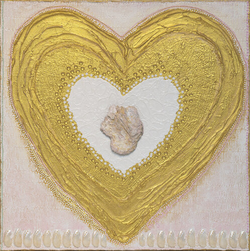 Herzwellen by Erika Margarete Jansen, Painting for Sale on Select