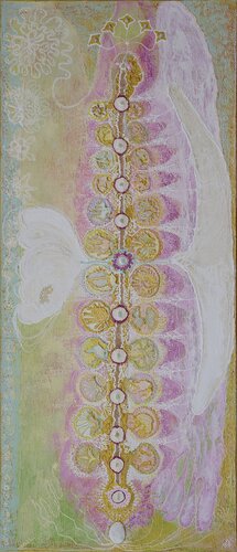 Strahlen der Wirbelsäule von Erika Margarete Jansen, Malerei kaufen auf Select
