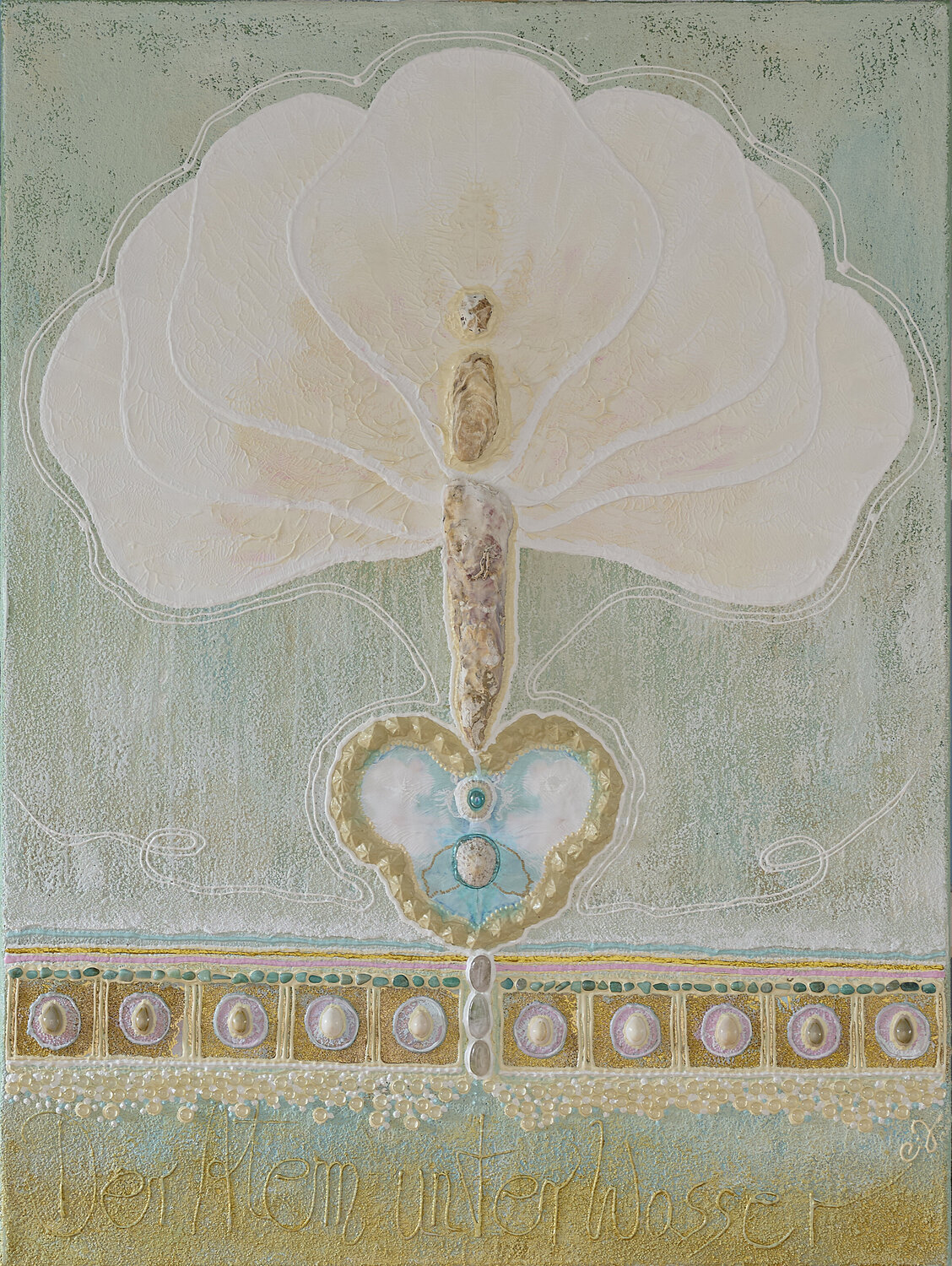 Der Atem unter Wasser Erika Margarete Jansen Original painting for sale