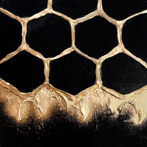 Honey Melts in the Darkness and Becomes Pure Magic by Lucy Moon, Painting for Sale on Select