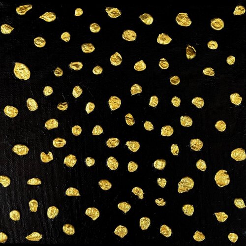Golden Seeds of the Night Sky by Lucy Moon, Painting for Sale on Select