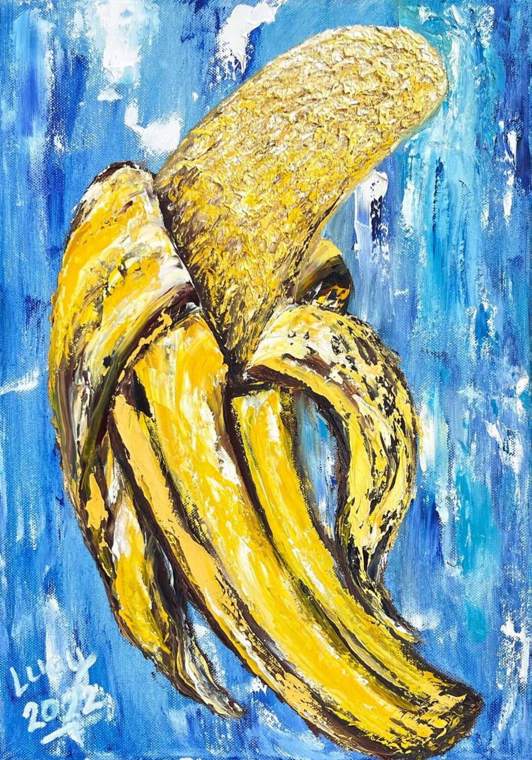 Hot guy Lucy Moon Original painting for sale