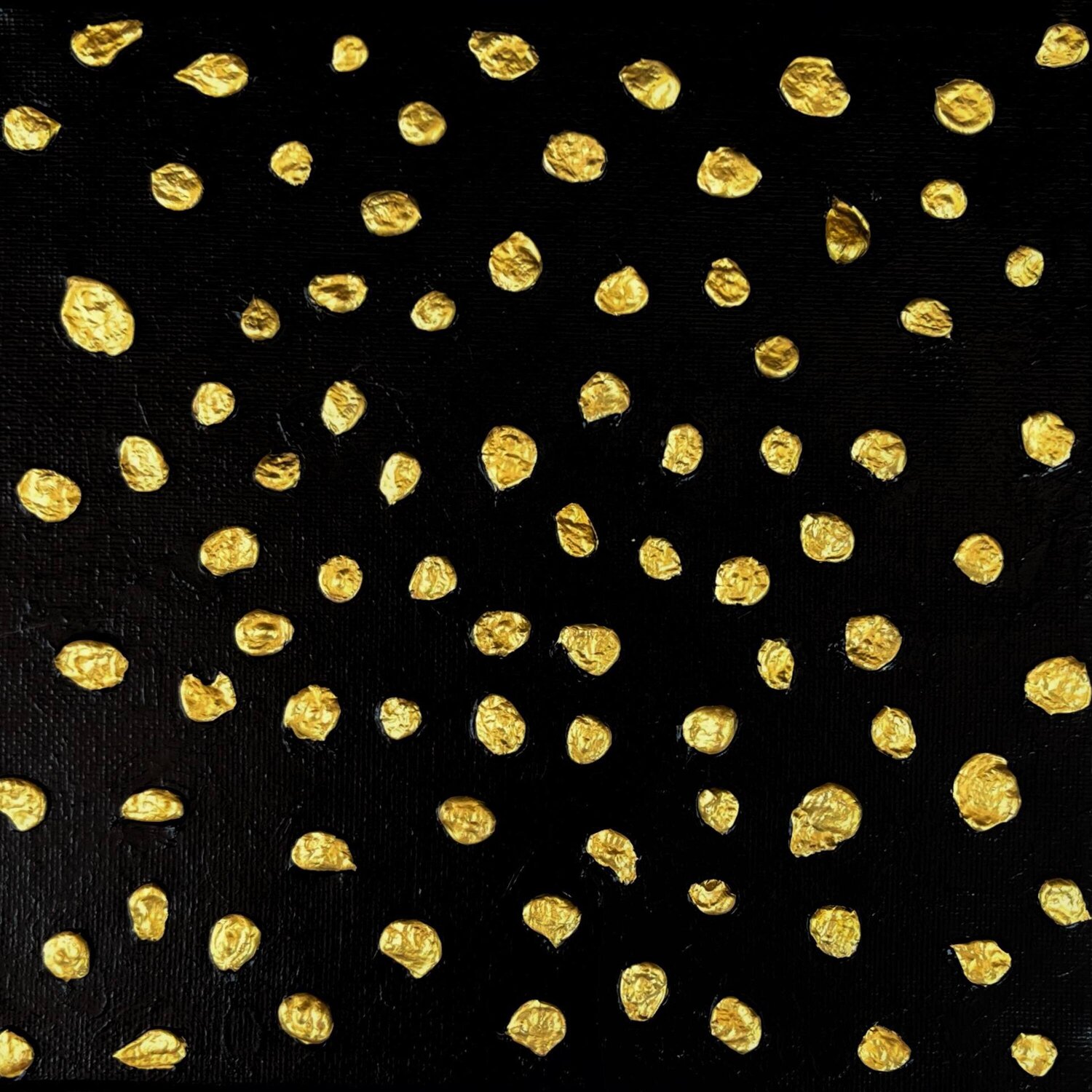 Golden Seeds of the Night Sky Lucy Moon Original painting for sale
