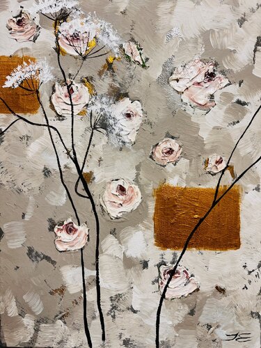 Echoes of earth 3 - impasto by Jeannette Reupke, Painting for Sale on Select
