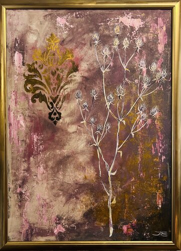 Scotch thistle by Jeannette Reupke, Painting for Sale on Select