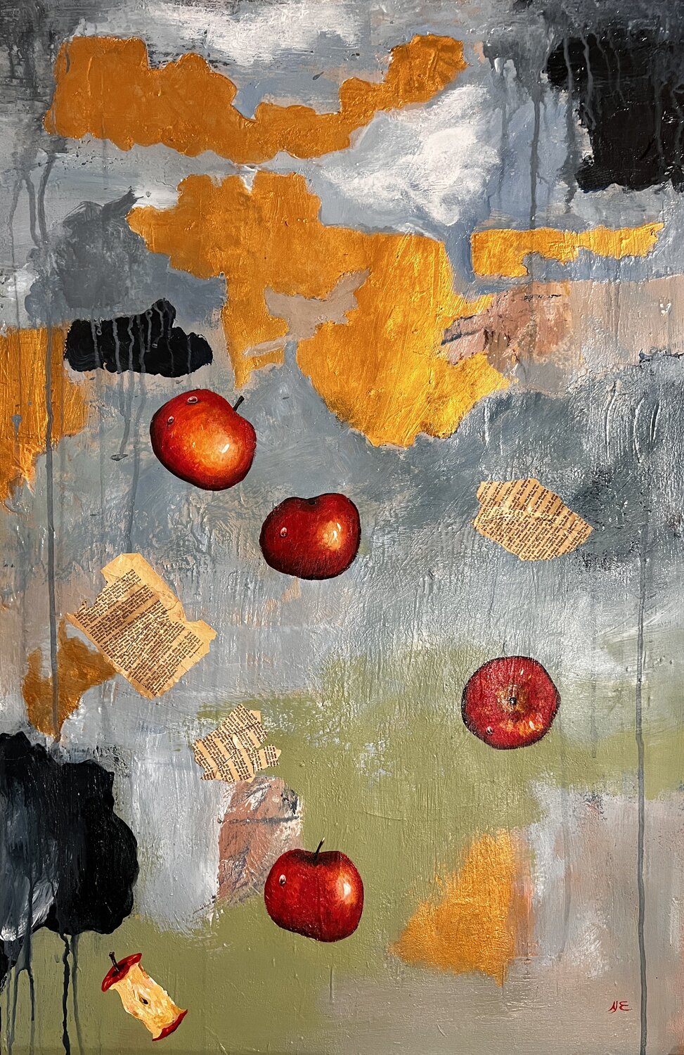 Love Apple Jeannette Reupke Original painting for sale