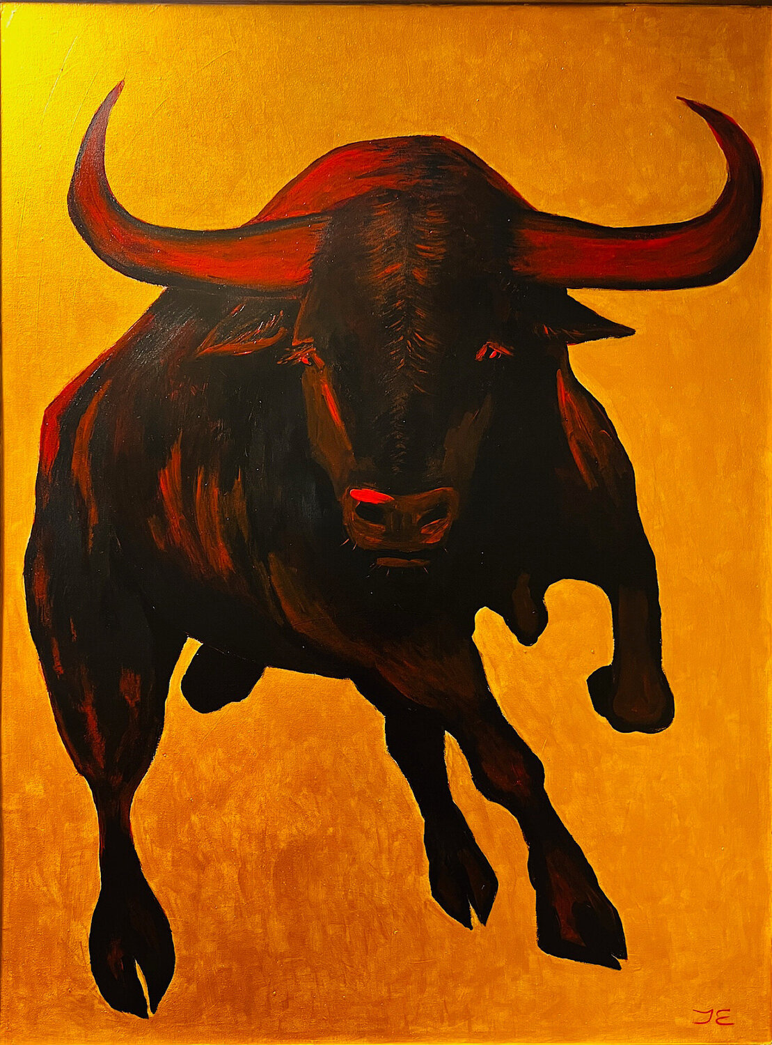 Luxus Bulle Jeannette Reupke Original painting for sale