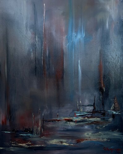 "Omnious" by Gery Kempczynski, Painting for Sale on Select
