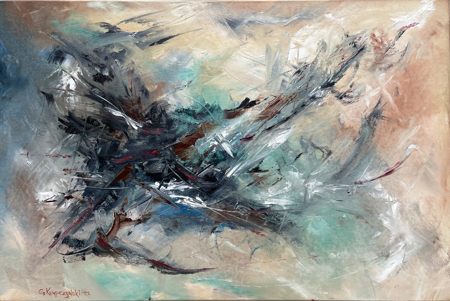 "The Bandit" Gery Kempczynski Original painting for sale