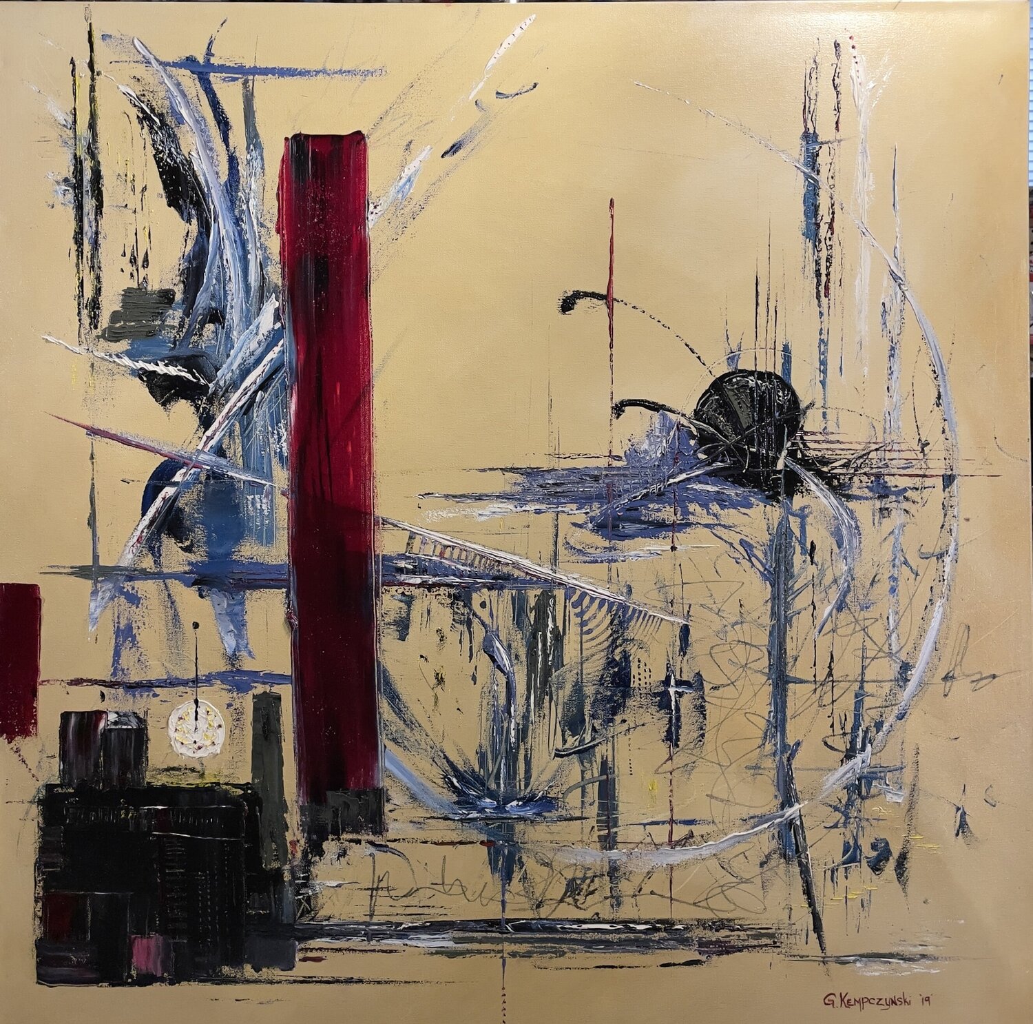 "Excess" Gery Kempczynski Original painting for sale