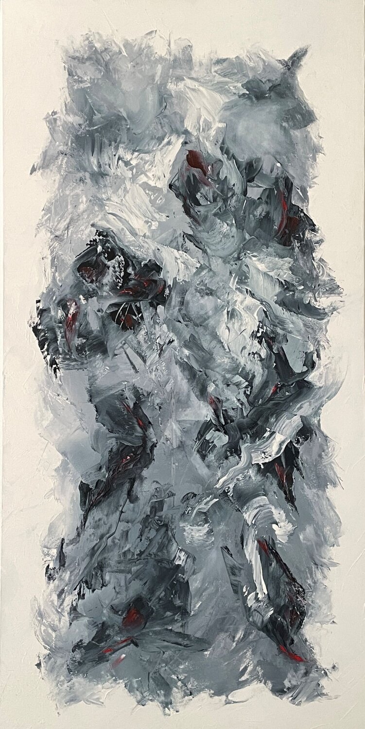 "Vertigo I&II" (Diptych) Gery Kempczynski Original painting for sale