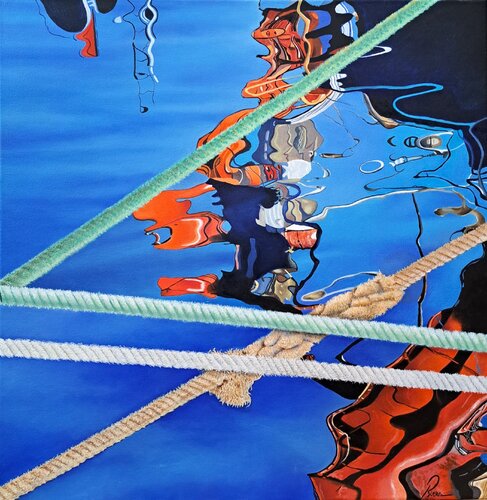 Reflexes 3-25 by Riera, Painting for Sale on Select