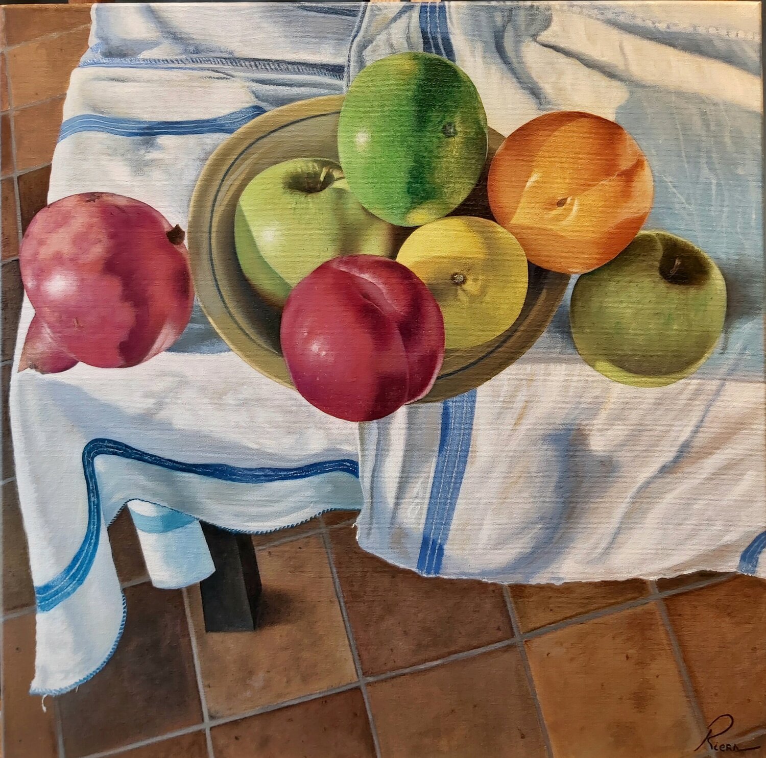 Fruites al sol de tardor Riera Original painting for sale