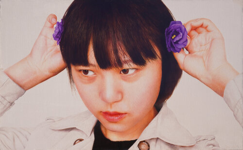 Flower by Seung Hwan Kim, Painting for Sale on Select
