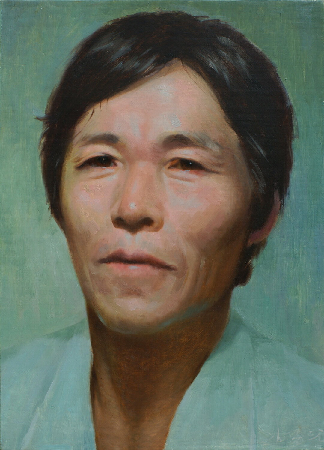 Father Seung Hwan Kim Original painting for sale