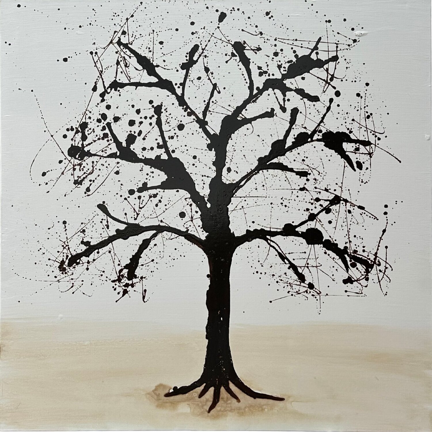 Natural Love | Shamanic Tree Fabio Pietrantonio Original painting for sale
