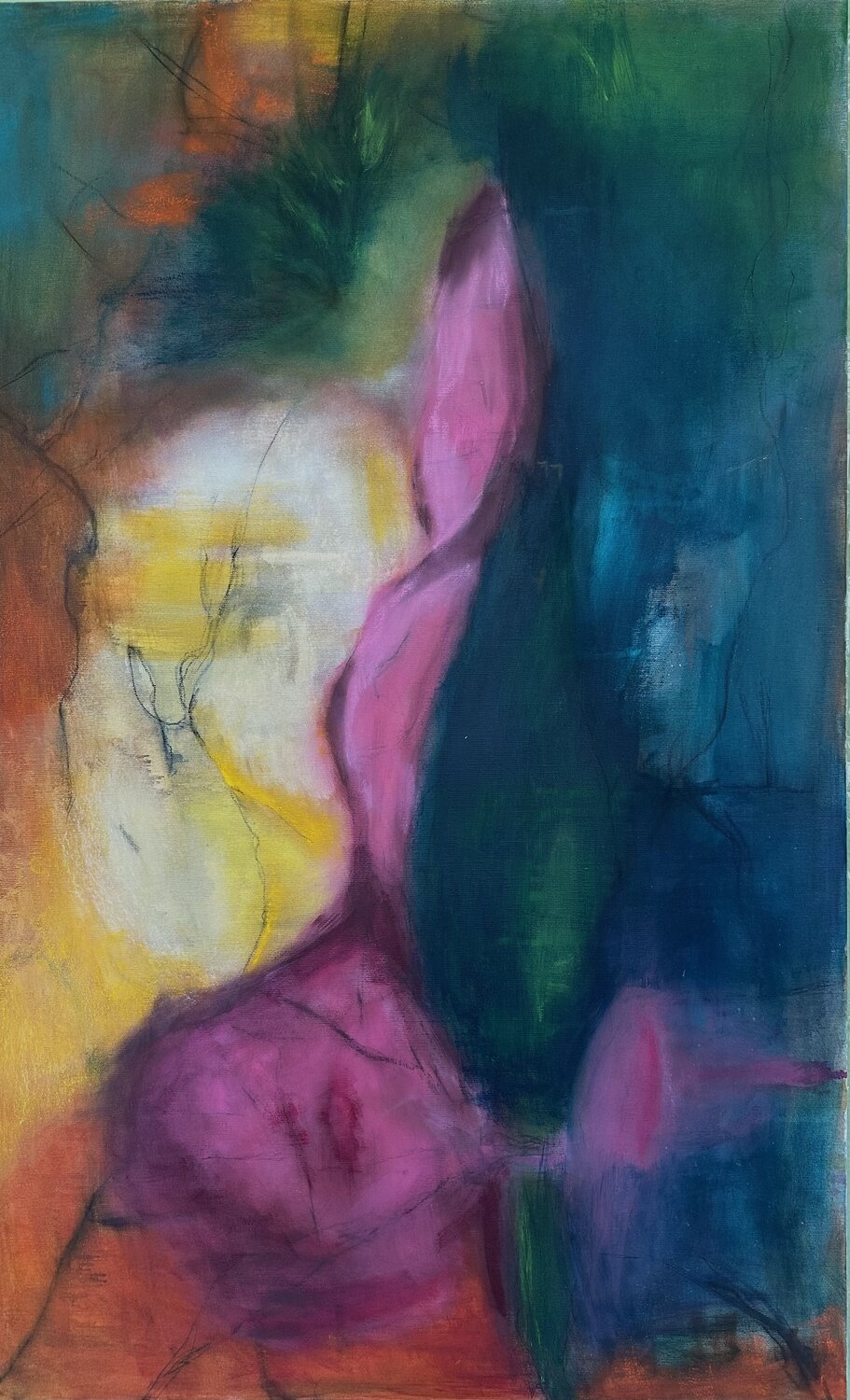 Erinnerung an die Zukunft Eva Funk Original painting for sale