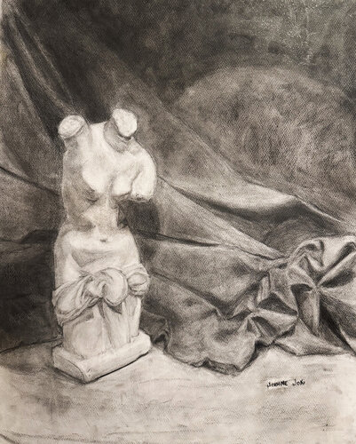 Shadows of Stillness by Joanne Joki, Drawing for Sale on Select