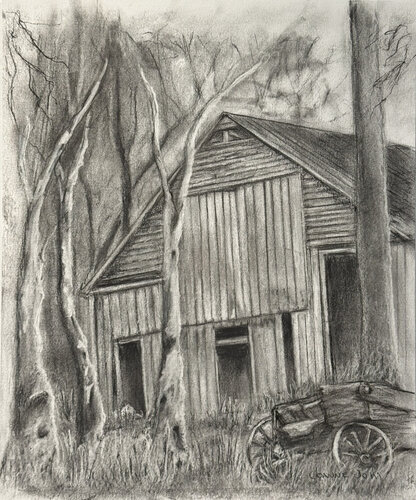 Beauty in Abandonment by Joanne Joki, Drawing for Sale on Select