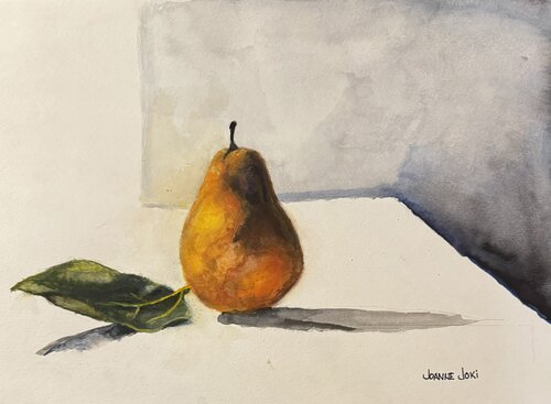 The Surrealistic Heart of a Pear von Joanne Joki, Malerei kaufen auf Select