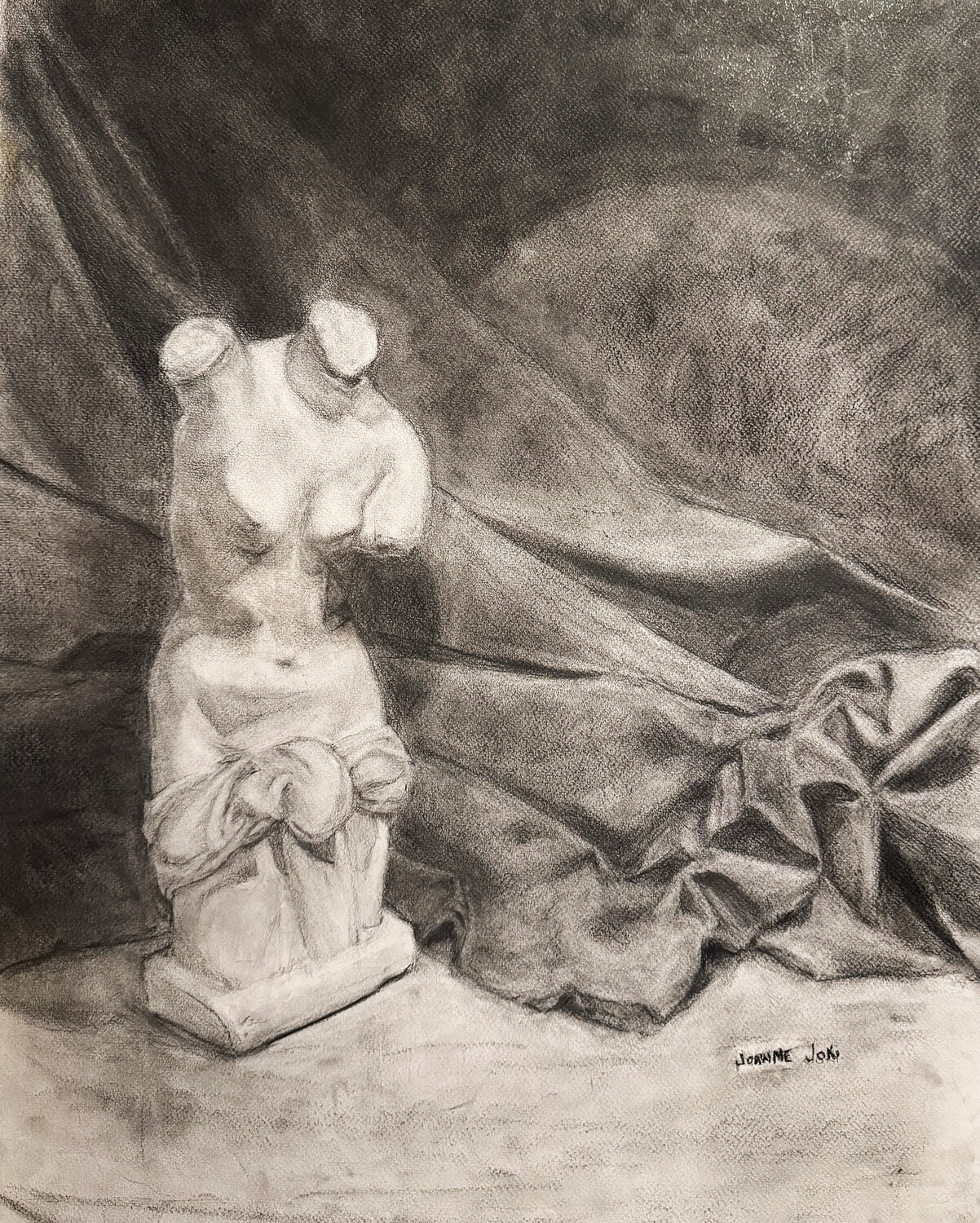 Shadows of Stillness Joanne Joki Drawing for sale