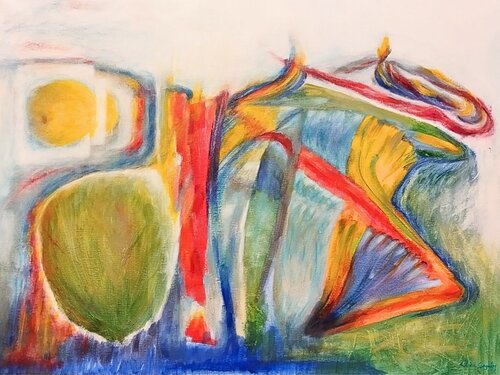 Free Style by Claire Szegvary, Painting for Sale on Select