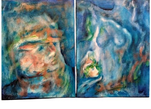 Dreams and Loves by Claire Szegvary, Painting for Sale on Select