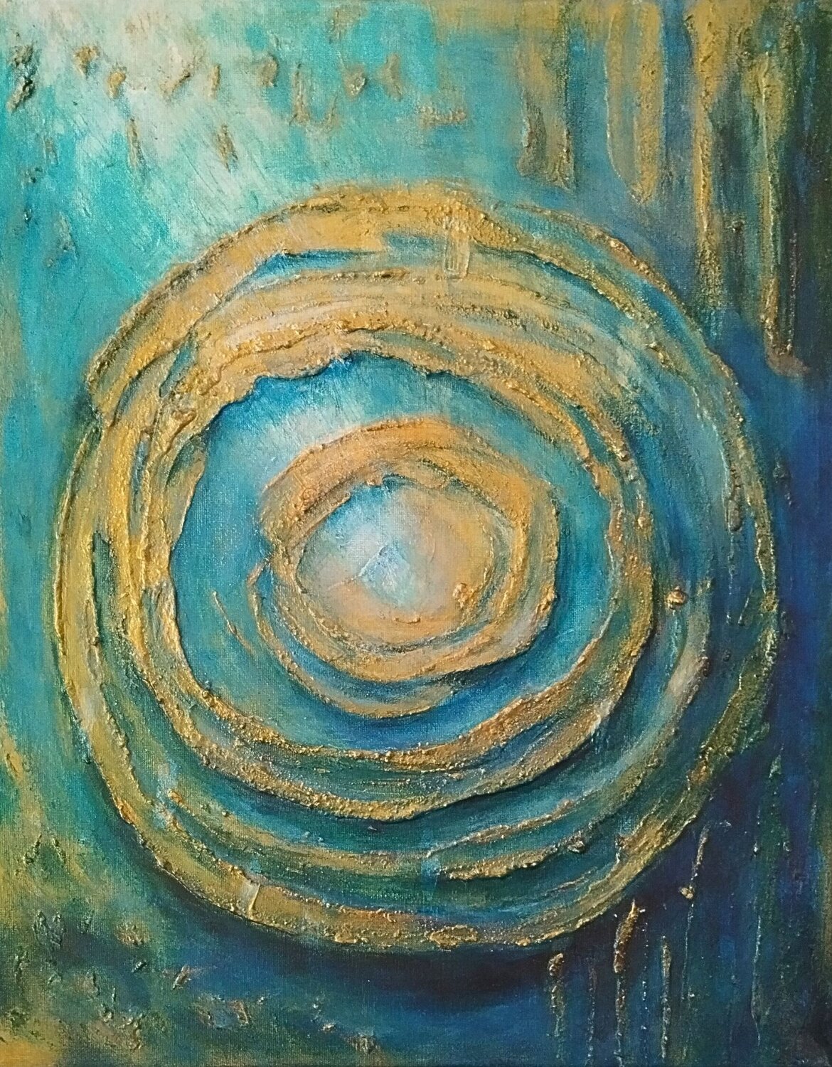 Holy Centre Claire Szegvary Original painting for sale