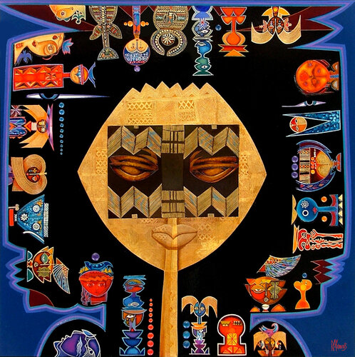 The Spirit of Africa by Raymond Andrews, Painting for Sale on Select
