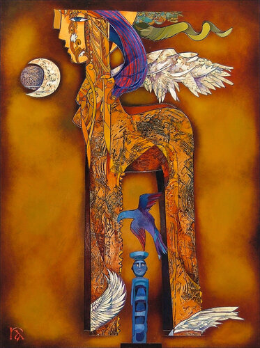 When Time Began by Raymond Andrews, Painting for Sale on Select