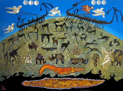 Okavango by Raymond Andrews, Painting for Sale on Select